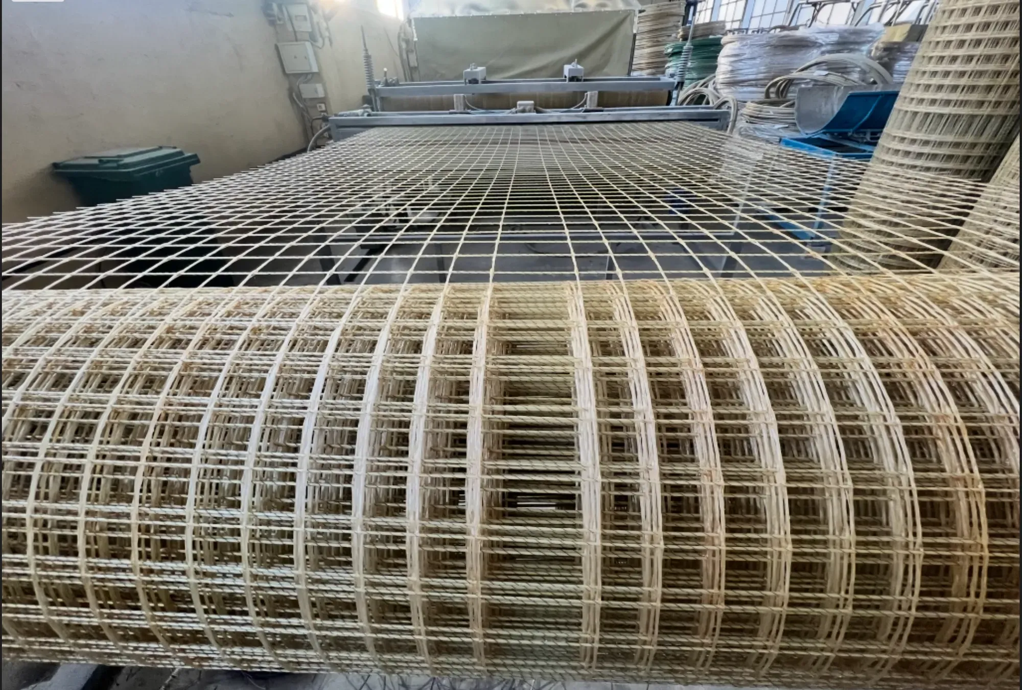 Производство композитной сетки REBAR